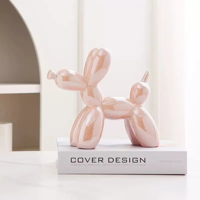 Mini Ceramic Balloon Dog Sculpture