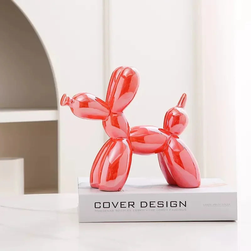 Mini Ceramic Balloon Dog Sculpture