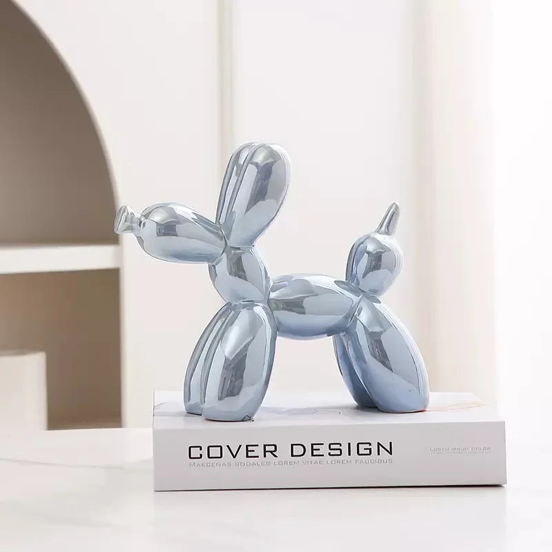 Mini Ceramic Balloon Dog Sculpture