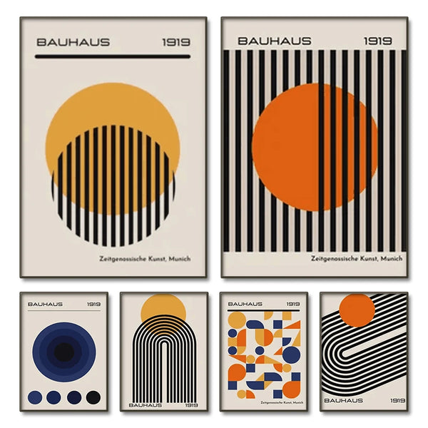 Bauhaus Geometric Posters