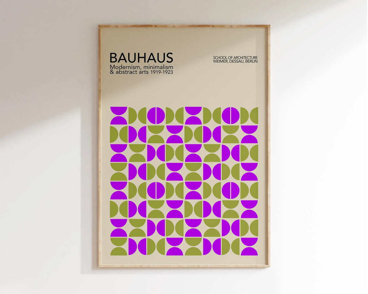 Bauhaus Abstract Posters