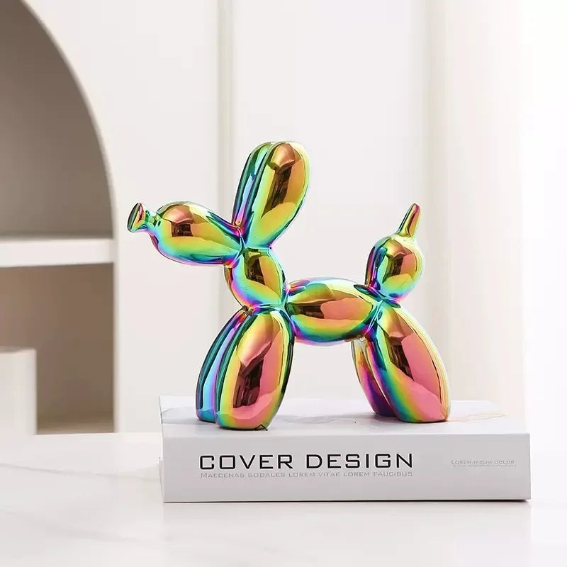 Mini Ceramic Balloon Dog Sculpture
