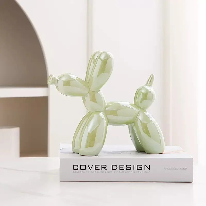 Mini Ceramic Balloon Dog Sculpture