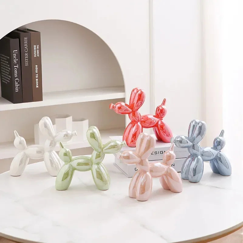 Mini Ceramic Balloon Dog Sculpture