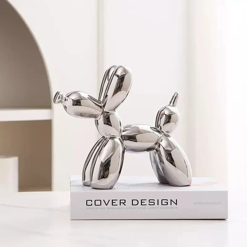 Mini Ceramic Balloon Dog Sculpture