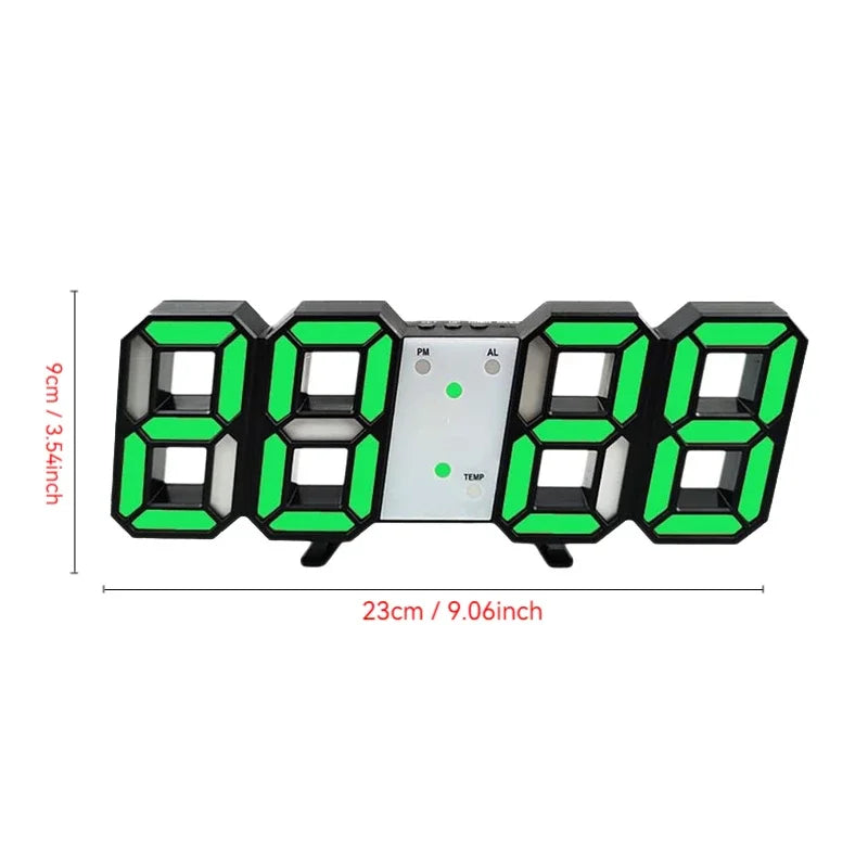 LED Digital Wall Clock