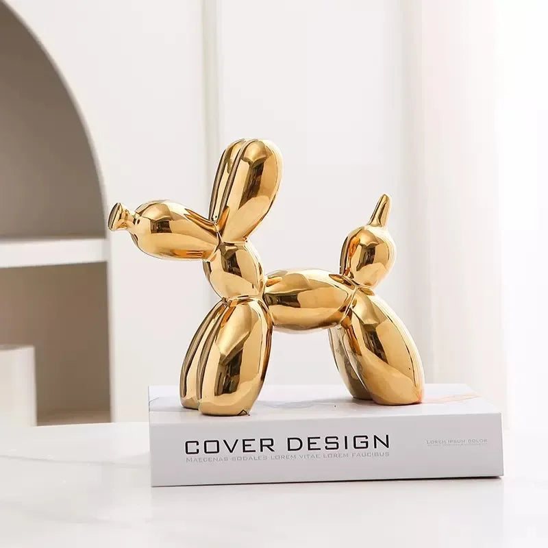 Mini Ceramic Balloon Dog Sculpture
